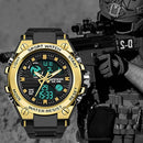 Relógio Militar Masculino Preto Modelo G - Sanda 739