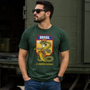 Camiseta FEB A Cobra Fumou Militar 100% Algodão