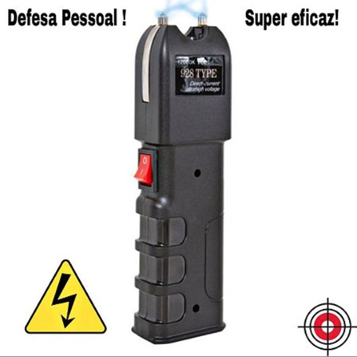 Lanterna Tática Pessoal Recarregável defesa pessoal Taser