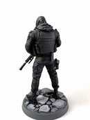 Operador Tático BOPE "Sniper" – Miniatura Decorativa em Impressão 3D 18 cm | Personalizada com Nome na Base