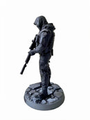 Operador Tático BOPE "Sniper" – Miniatura Decorativa em Impressão 3D 18 cm | Personalizada com Nome na Base