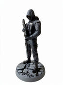 Operador Tático BOPE "Sniper" – Miniatura Decorativa em Impressão 3D 18 cm | Personalizada com Nome na Base