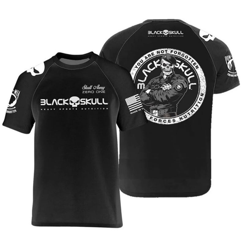 Camisa Black Skull Oficial Dry Fit Modelo Soldado Bope