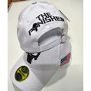 Boné Tático Bandeira Justiceiro The Punisher Masculino Aba Curva Bordado Regulador Fitão