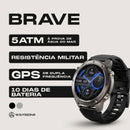 Smartwatch Brave Wearzone - Resistência Militar IP69K, GPS Duplo e 170 Modos Esportivo ✅