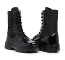 Coturno Militar Com Ziper Couro Legítimo Extra Leve