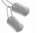 Dog Tag - Plaquetas De Identificação - Gravação Grátis
