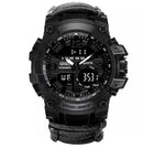 Relógio de Sobrevivência Militar - Paracord, Pederneira, Bússola e Apito.