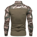 Camisa De Combat T-shirt Tática Manga Longa Airsoft