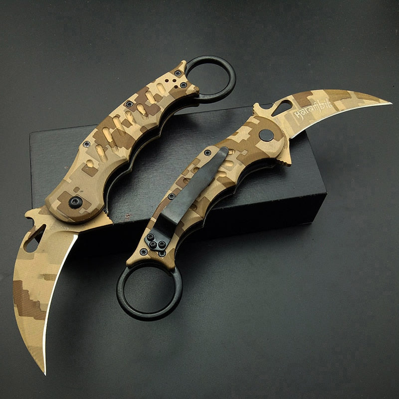 Faca Tática Karambit - Desert