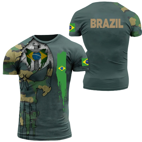 Kit 2 Camisas Soldados da Pátria - Ganhe 1 Boné Brasil ✔︎