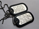 Dog Tag - Plaquetas De Identificação - Gravação Grátis